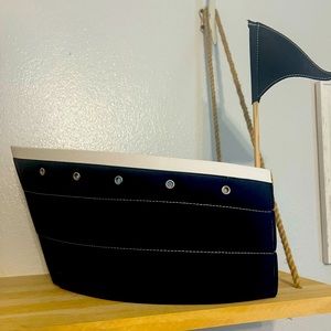 Navy Blue Boat from Pottery Barn